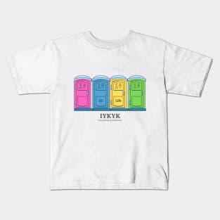 IFKYK Port a Potty Kids T-Shirt